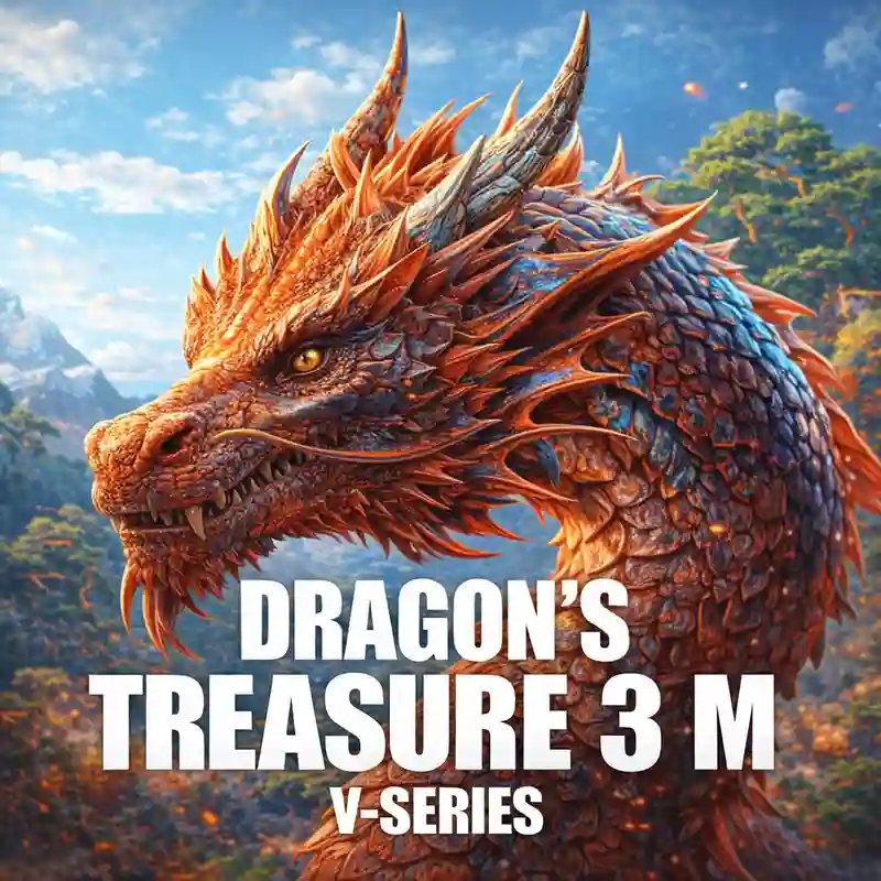 Dragon’s Treasure 3 M Slot Game Gameplay